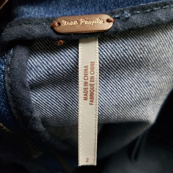 FREE PEOPLE Modern Femme Denim Micro and Ultra Mini Skirt - Picture 6 of 7